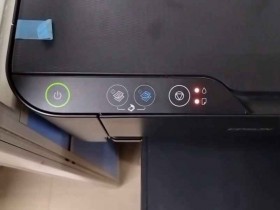 爱普生L3156打印机一开机五灯同闪故障远程维修
