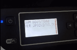 爱普生WF-2750打印机客户说点了更新固件之后提示墨水匣安装不正确远程维修